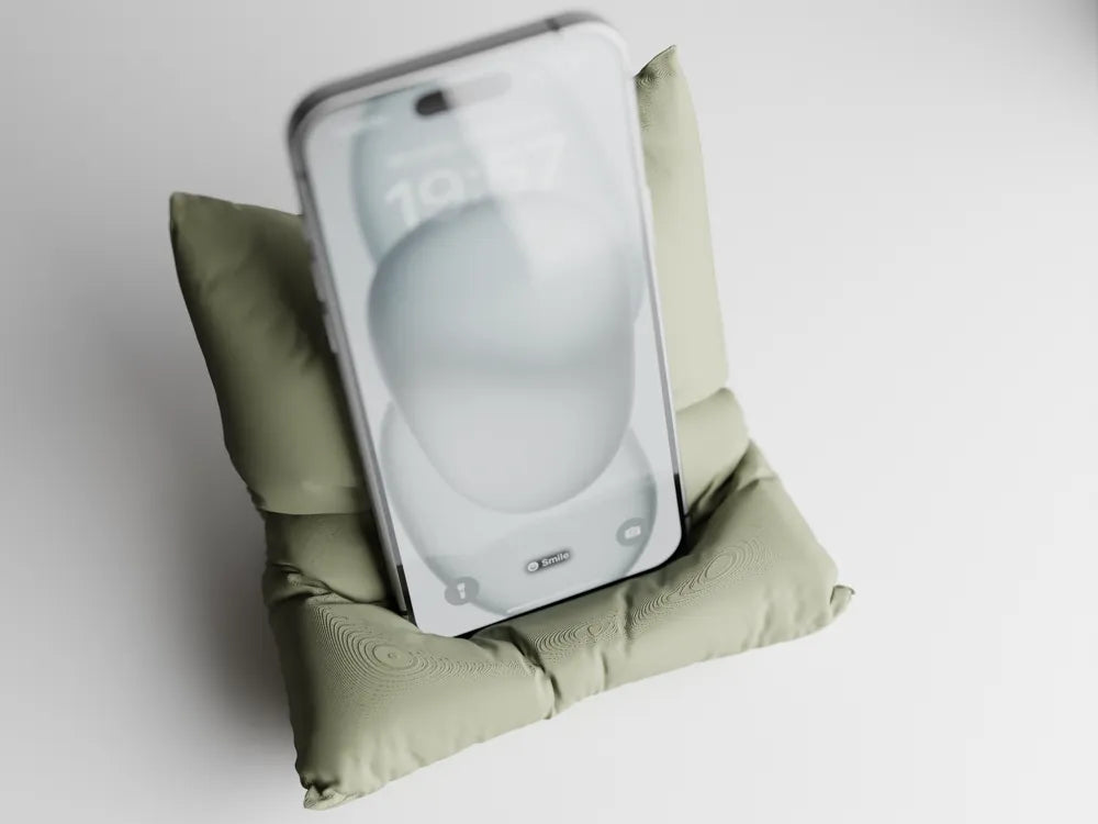 "Yastık Telefon Standı – Konforlu ve Şık Tasarım" 📱🛋️
